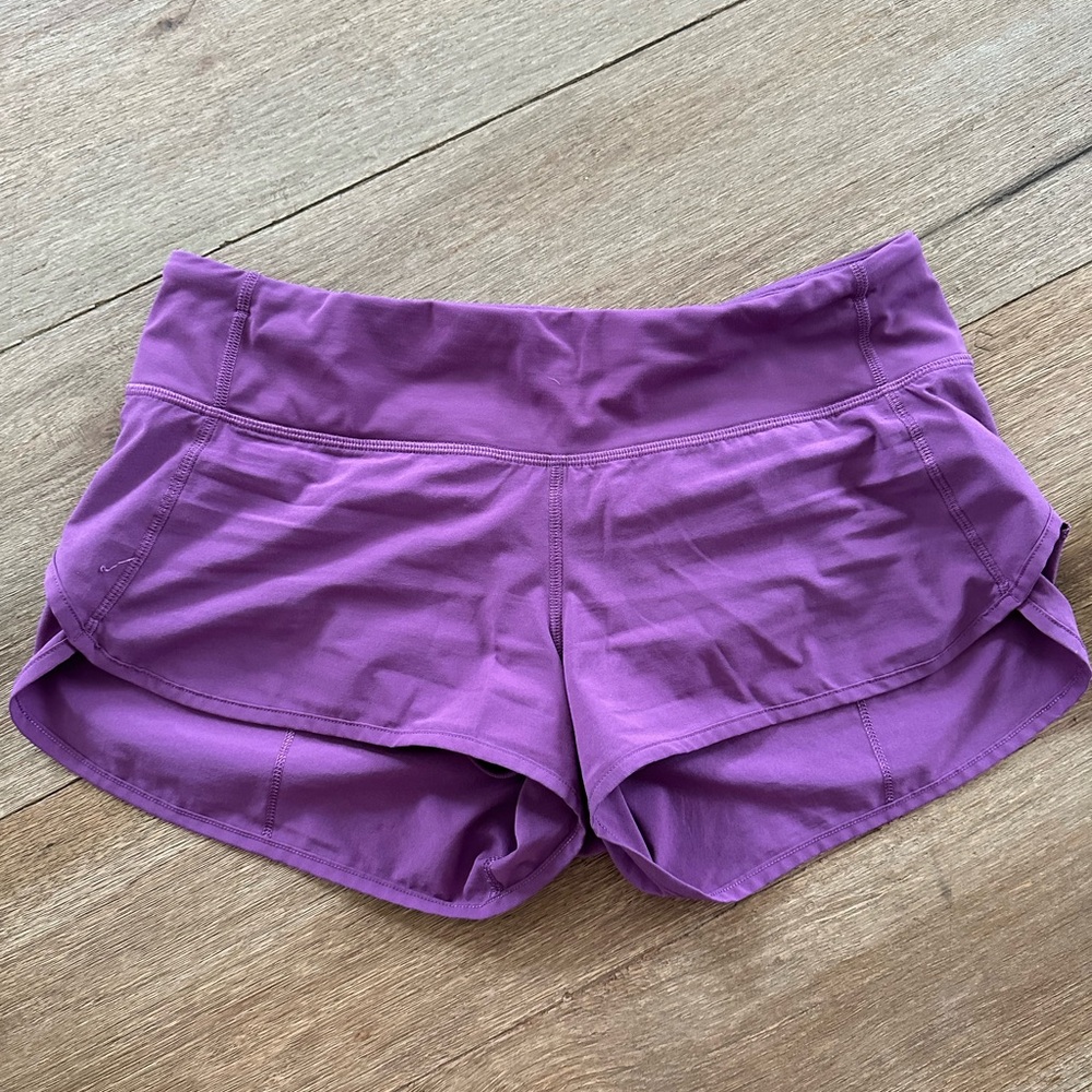 Lululemon Women's Purple Athletic Shorts